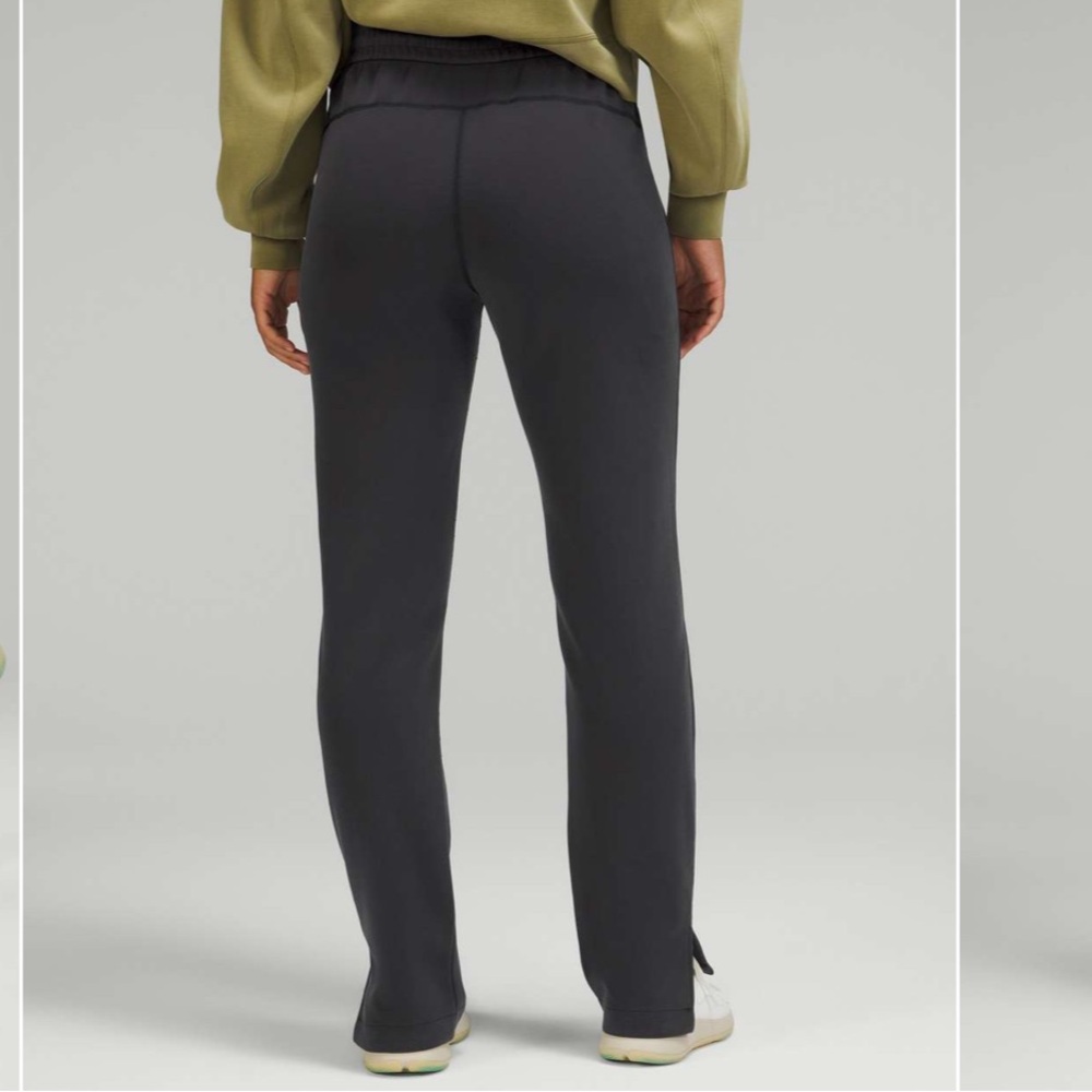 Lululemon Brushed Softstreme Split-Hem High-Rise Pant Black size 0 - Picture 5 of 15